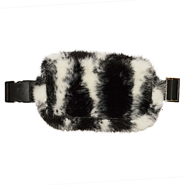 Fur belt outlet bag