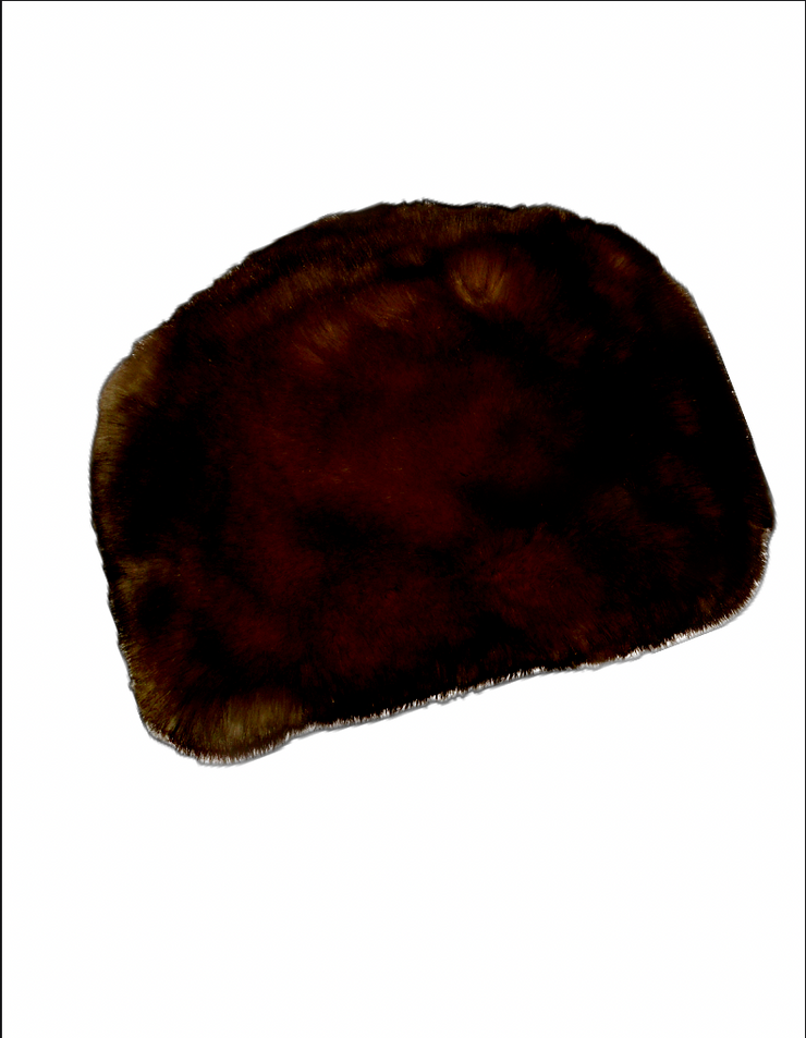 Pillbox Hat Faux Fur