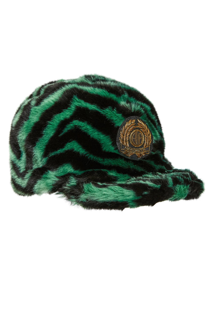 Baseball Cap Faux Fur