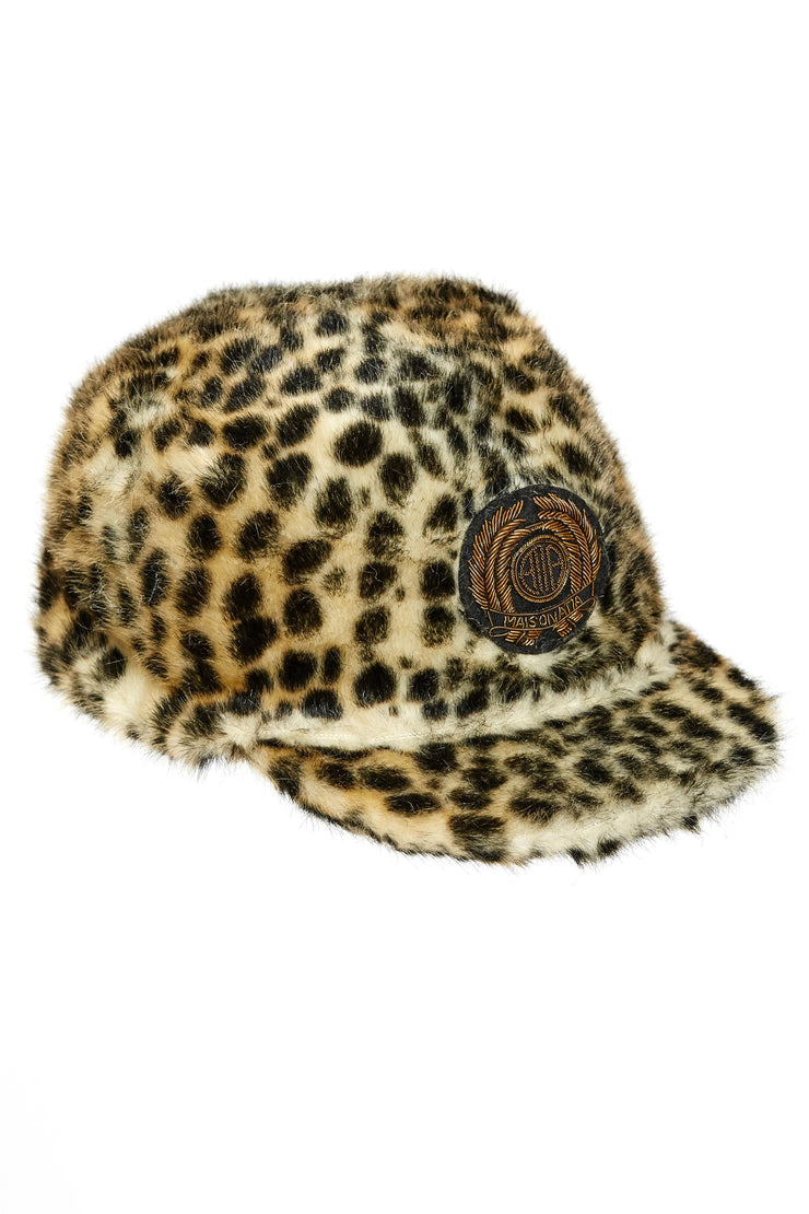 Baseball Cap Faux Fur