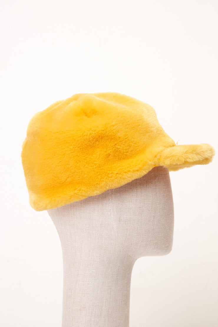 Baseball Cap Faux Fur