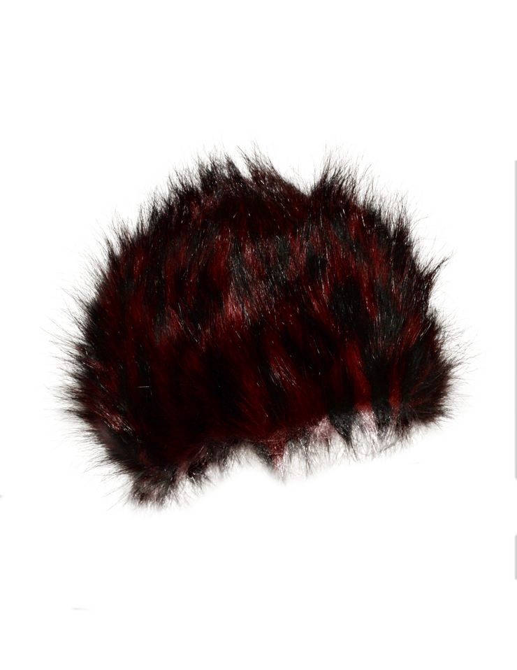 Pillbox Hat Faux Fur